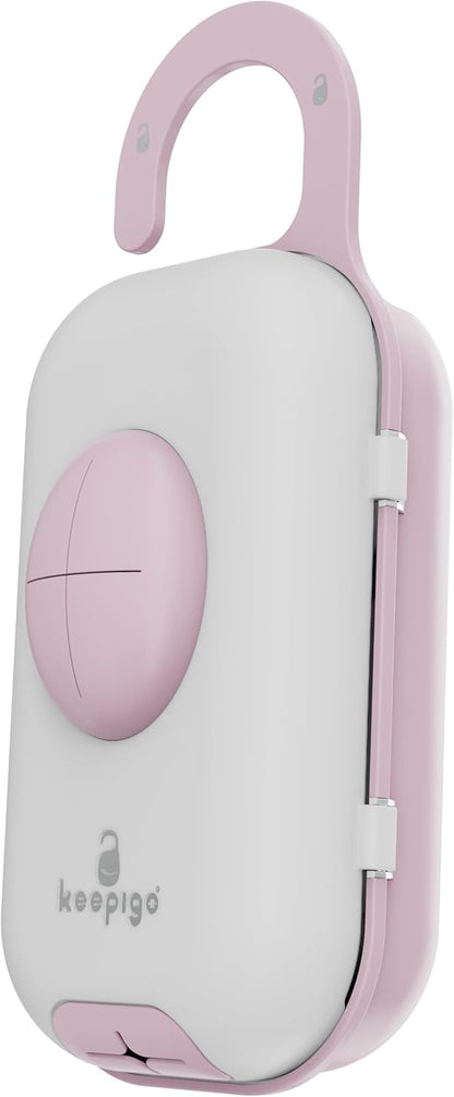Diaper Bag Wipe Dispenser | 3-in-1 Portable Diaper Caddy Organizer, Baby Wipe Holder with Disposable Bags | Baby Essentials for Newborns, Toddlers, Travel & Baby Shower Gifts