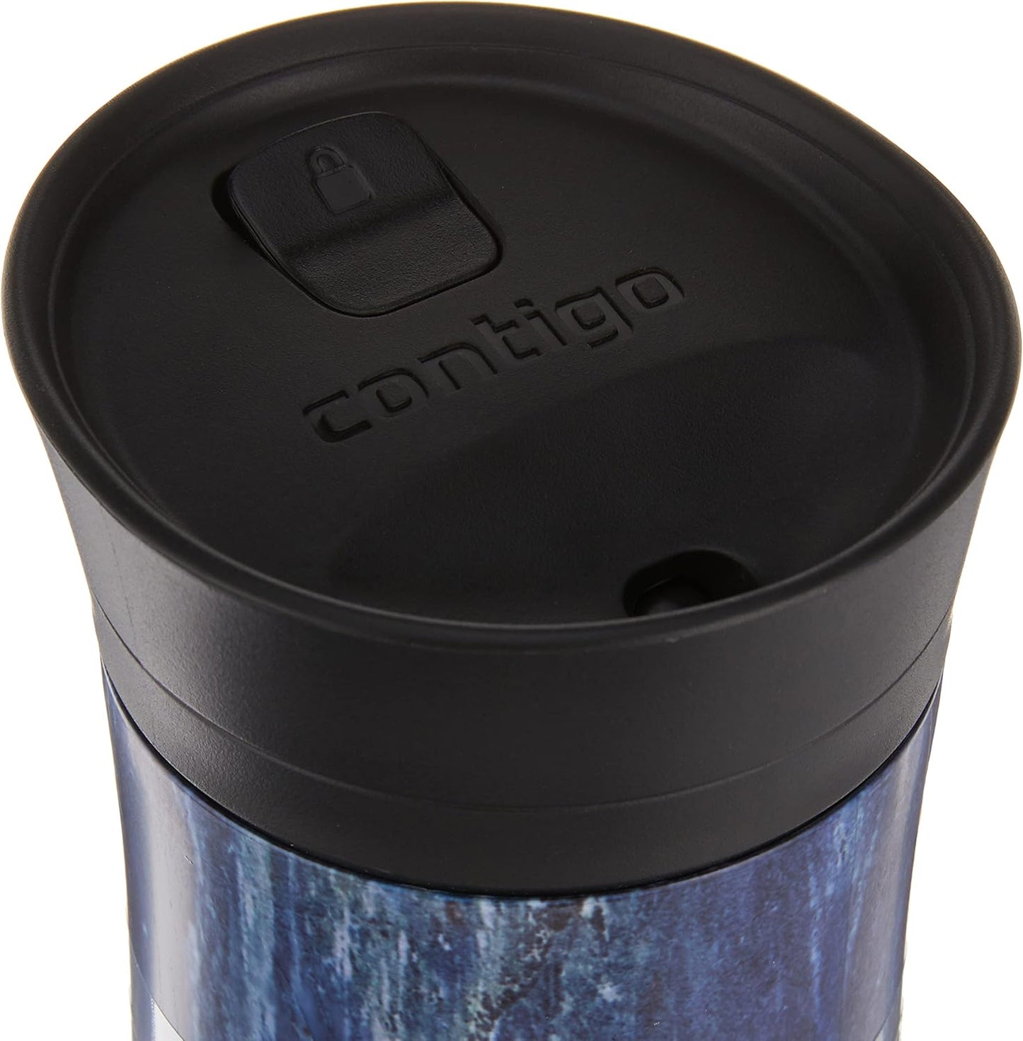 Pinnacle Autoseal Travel Mug, Stainless Steel Thermal Mug, Vacuum Flask, Leakproof Tumbler, Coffee Mug with BPA Free Easy-Clean Lid, 300 ml, Matte Black