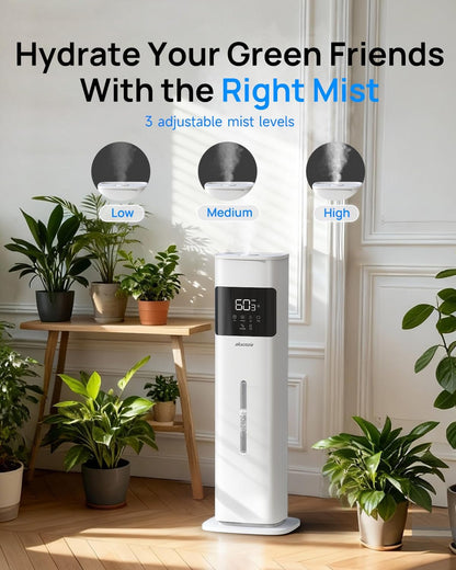 Warm & Cool Mist Humidifiers for Bedroom, 8L Humidifier Large Room